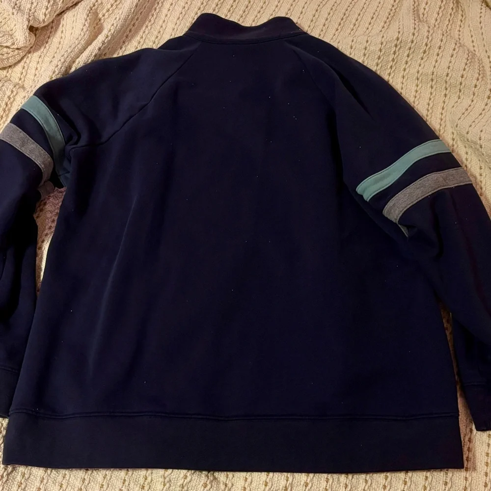 LL Bean Sporty Colorblock Half Zip - Size Large - Picture 3 of 3